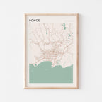 ponce, puerto rico map poster - image 1