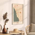 helsingborg sweden map poster - image 2