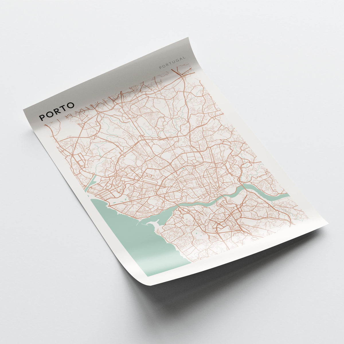 porto portugal map poster - image 4