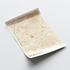 bergamo italy map poster - image 4
