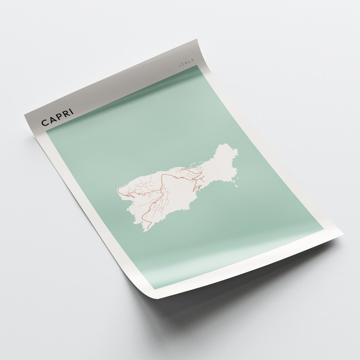 capri italy map poster - image 4