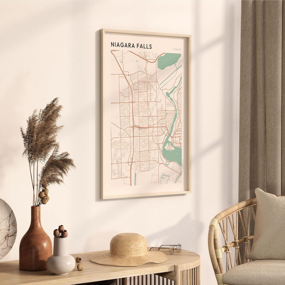 niagara falls, ontario map poster - image 2