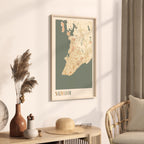 salvador, brazil map poster - image 2