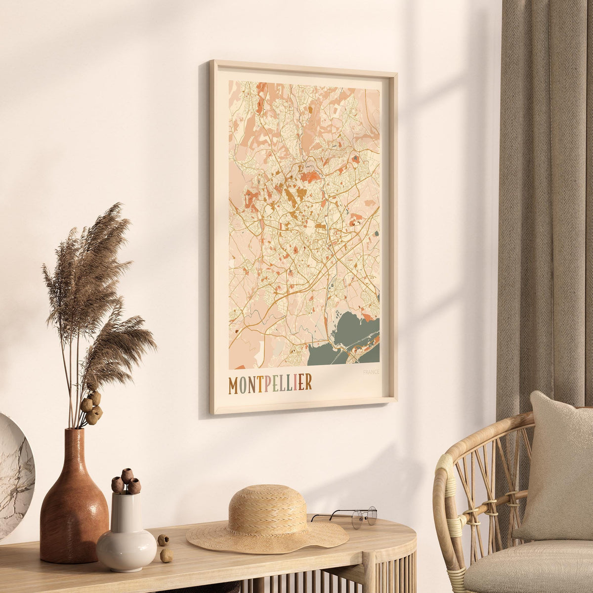 montpellier france map poster - image 2
