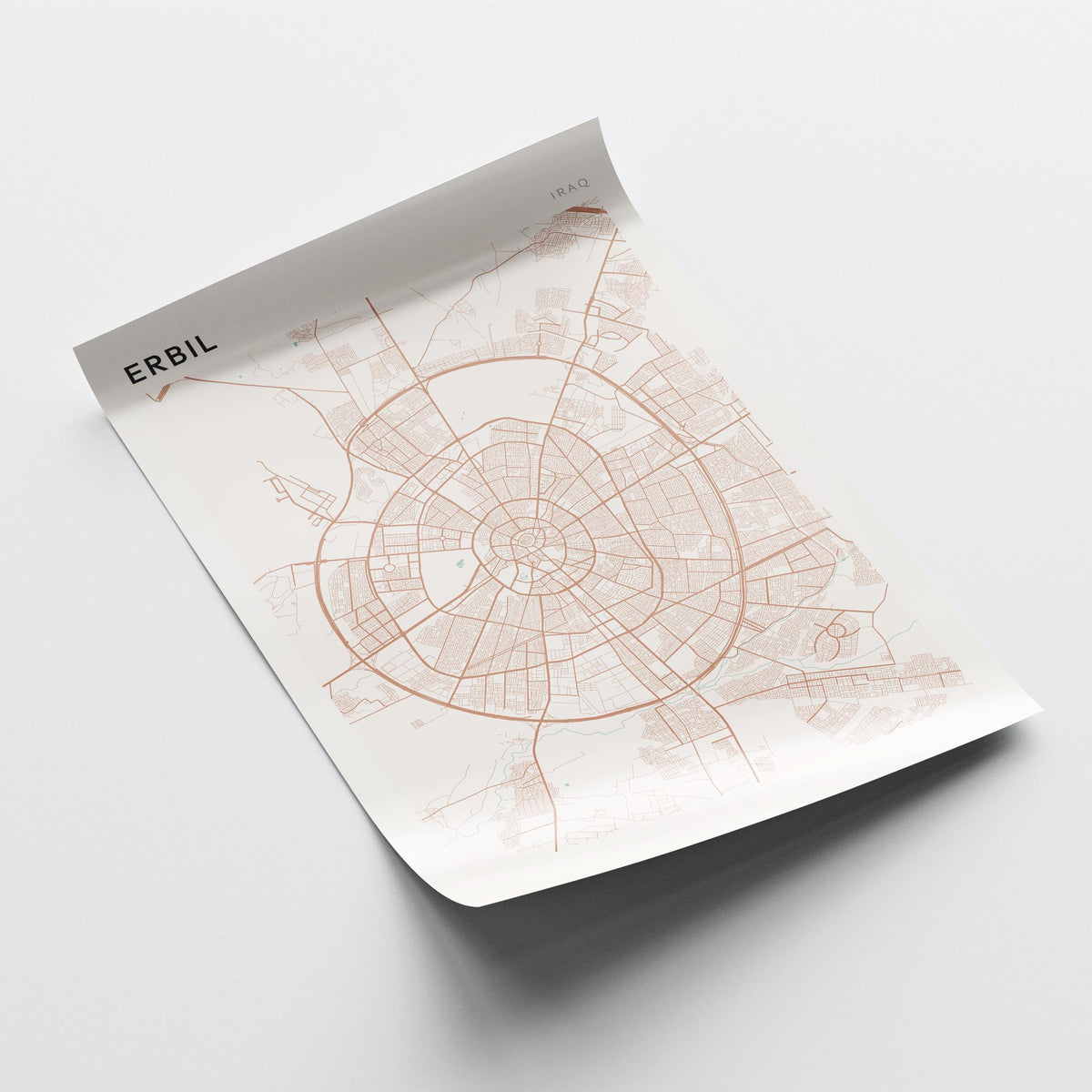 erbil, iraq map poster - image 4