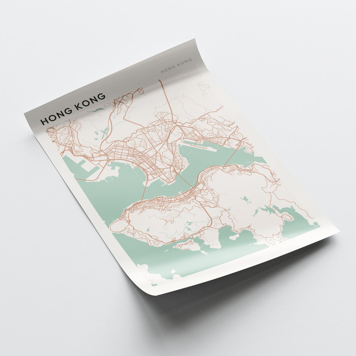 hong kong, china map poster - image 4