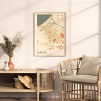 sapporo, japan map poster - image 3