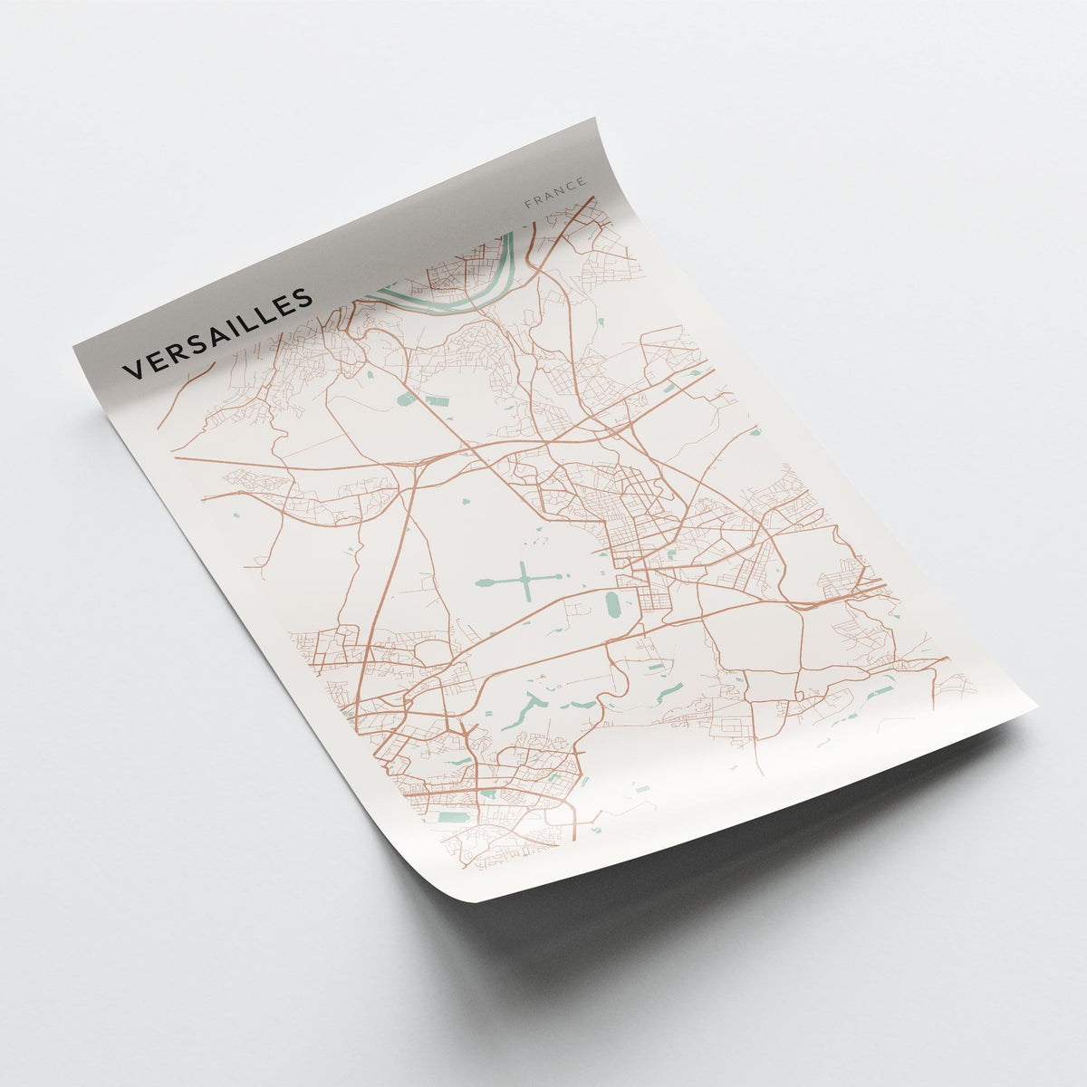 versailles france map poster - image 4