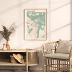 stavanger norway map poster - image 3