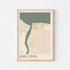 georgetown, guyana map poster - image 1