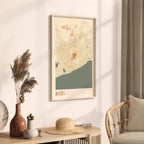 accra, ghana map poster - image 2