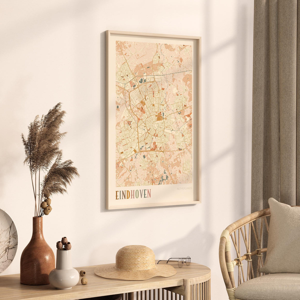 eindhoven netherlands map poster - image 2