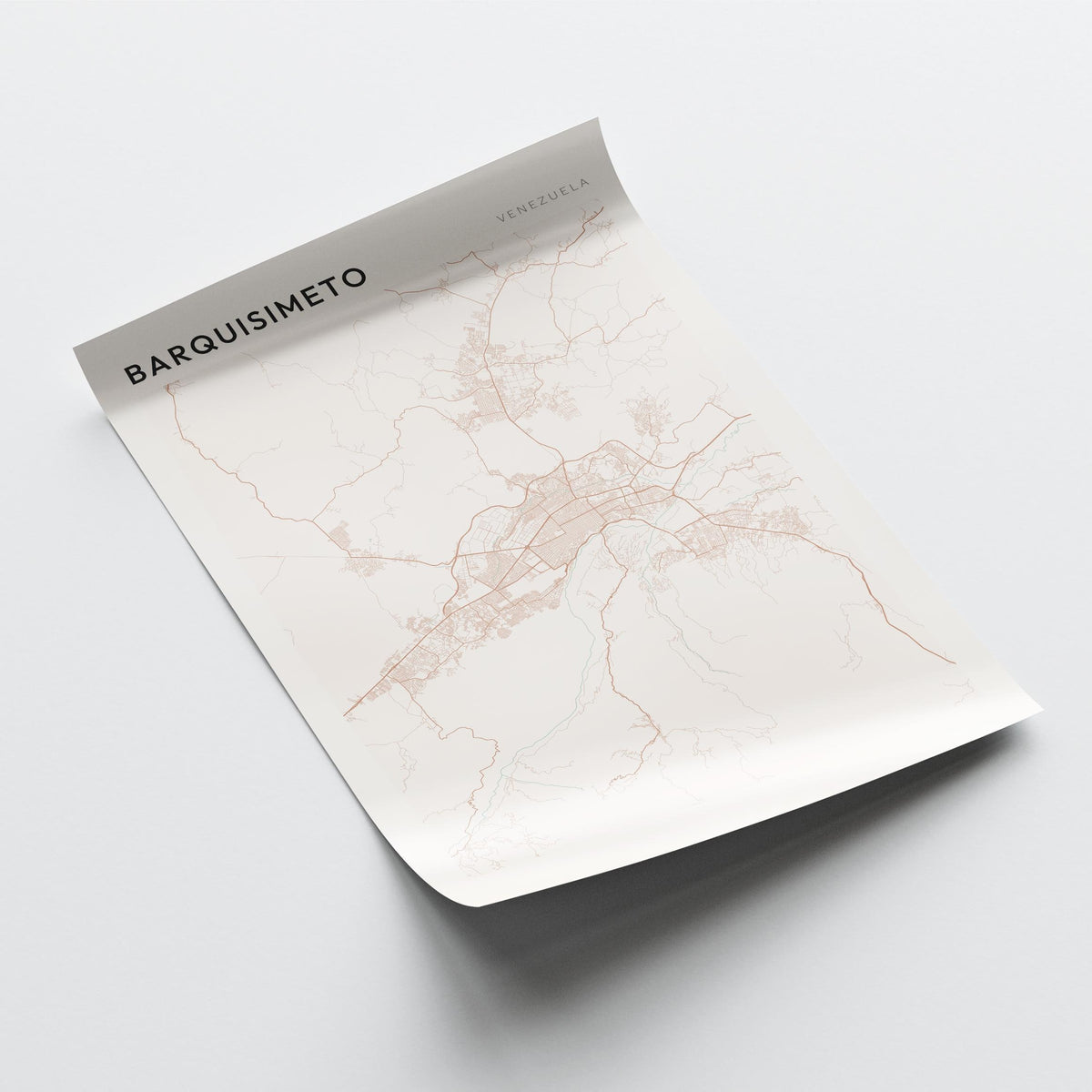 barquisimeto, venezuela map poster - image 4