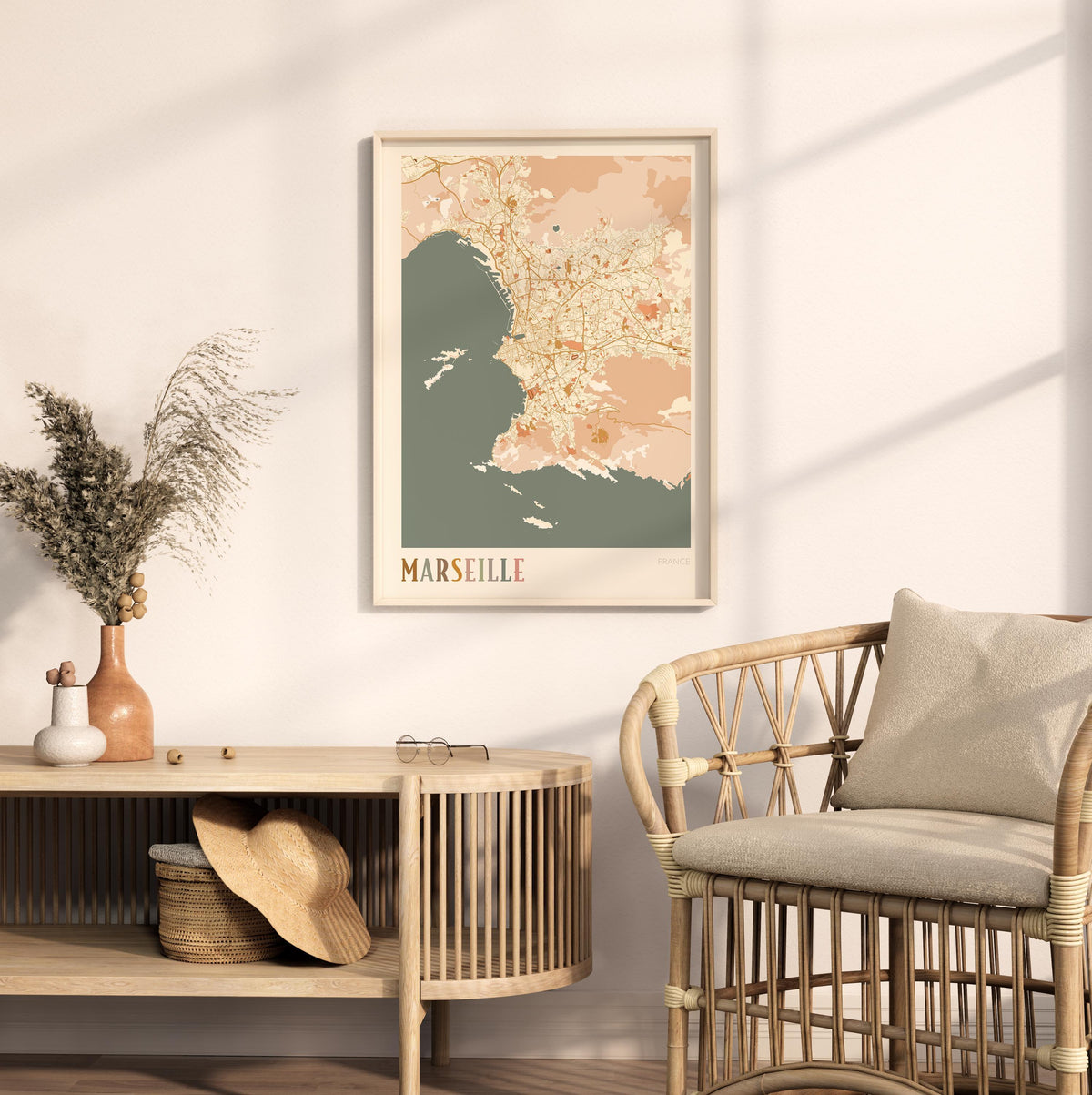 marseille france map poster - image 3