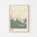 faro portugal map poster - image 1