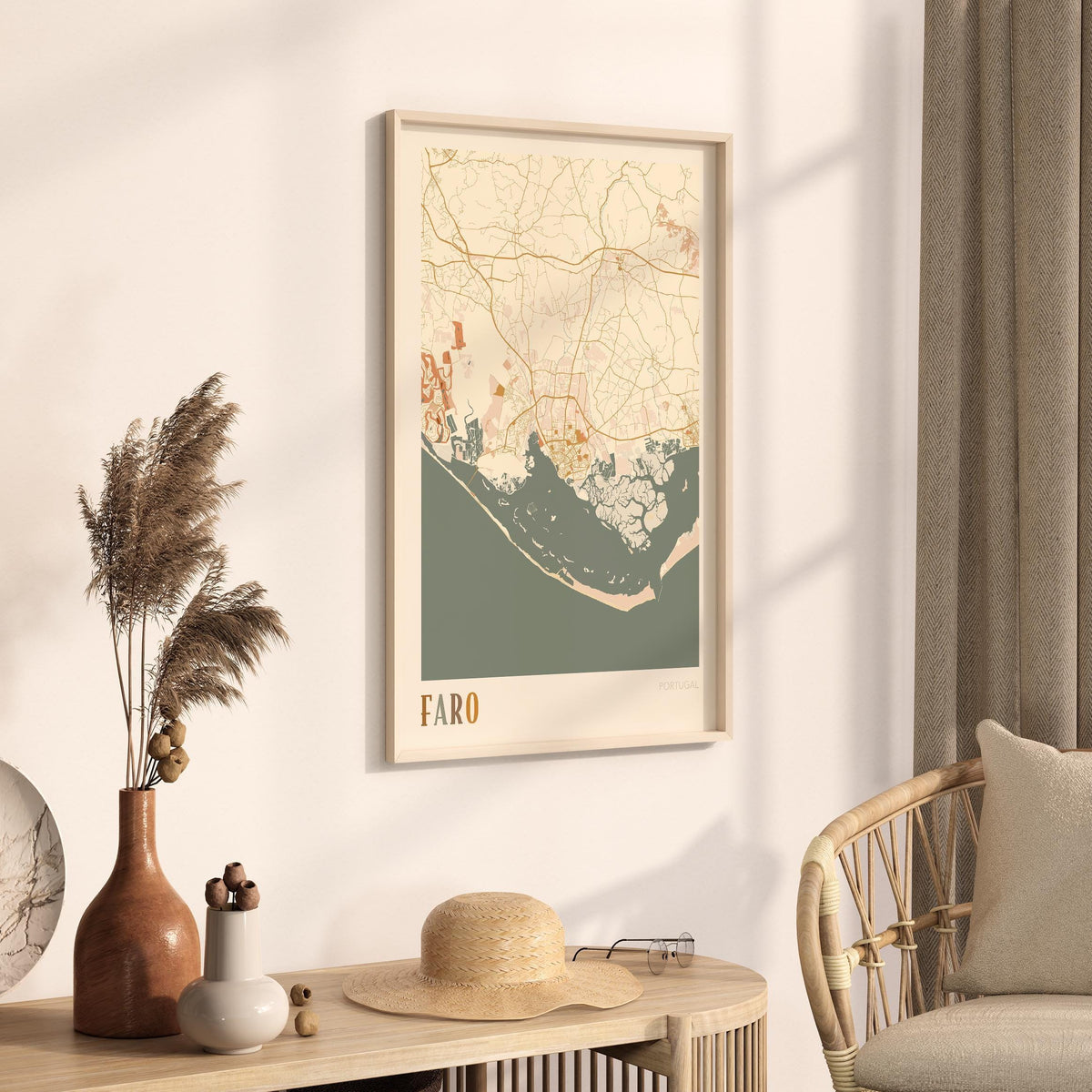 faro portugal map poster - image 2