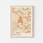 versailles france map poster - image 1