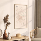 sofia bulgaria map poster - image 2