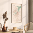harbin, china map poster - image 2