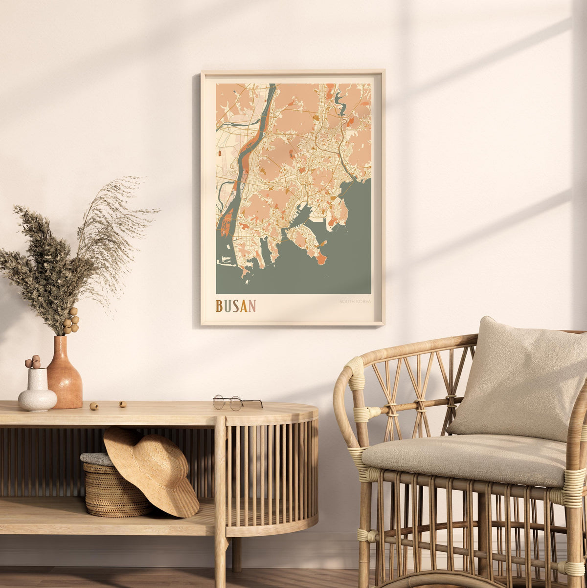busan, south korea map poster - image 3