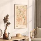 bonn germany map poster - image 2