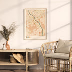 bonn germany map poster - image 3
