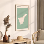 tenerife spain map poster - image 2