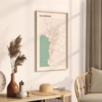 bujumbura, burundi map poster - image 3