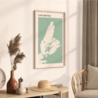 cape breton, nova scotia map poster - image 2