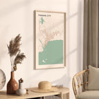 panama city, panama map poster - image 3