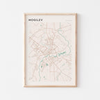mogilev belarus map poster - image 1