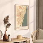 recife, brazil map poster - image 2