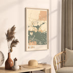 ha long, vietnam map poster - image 2