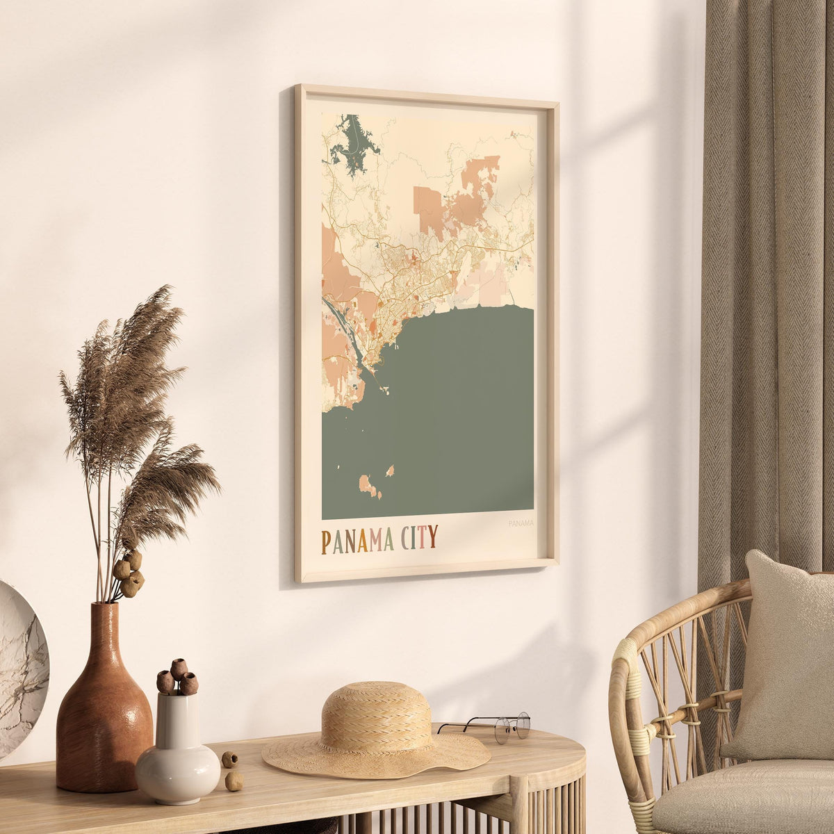panama city, panama map poster - image 2
