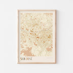 san jose, costa rica map poster - image 1