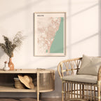 recife, brazil map poster - image 3