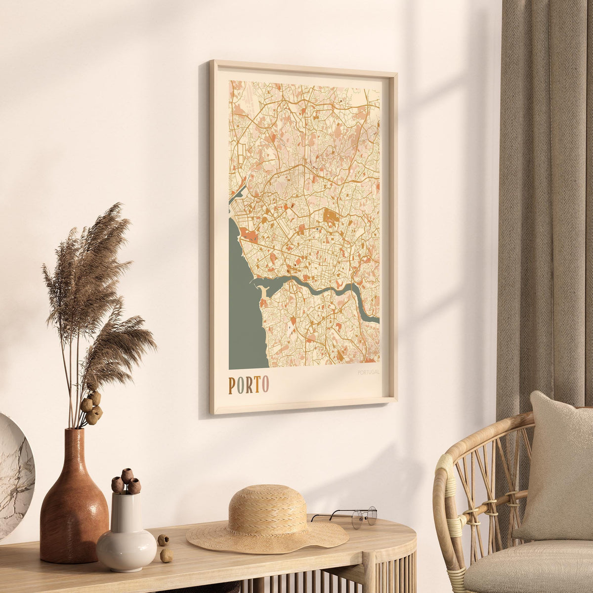 porto portugal map poster - image 2