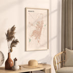bogota, colombia map poster - image 2