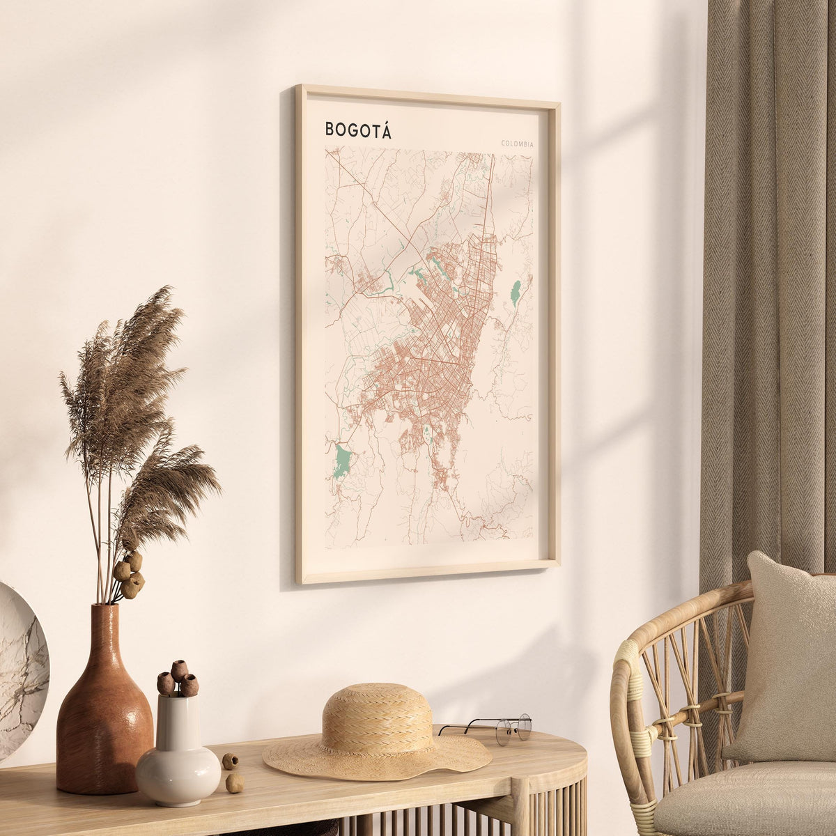 bogota, colombia map poster - image 2