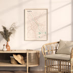 tartu estonia map poster - image 3