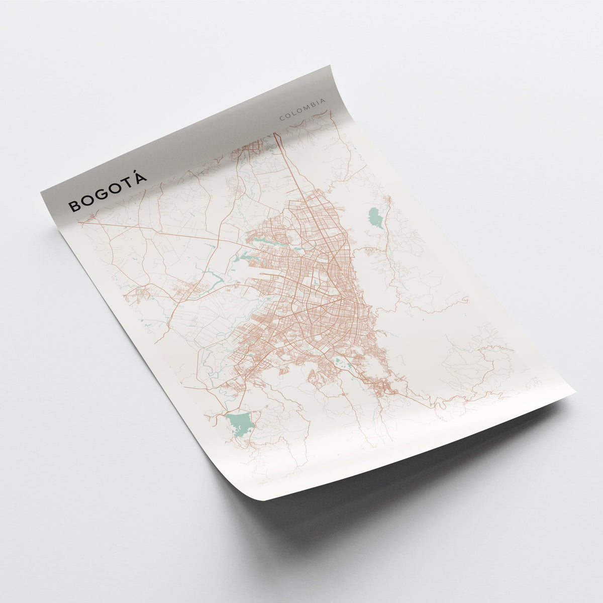 bogota, colombia map poster - image 4