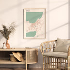 oran, algeria map poster - image 3
