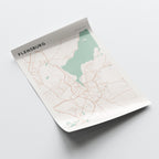 flensburg germany map poster - image 4
