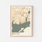 kingston, ontario map poster - image 1