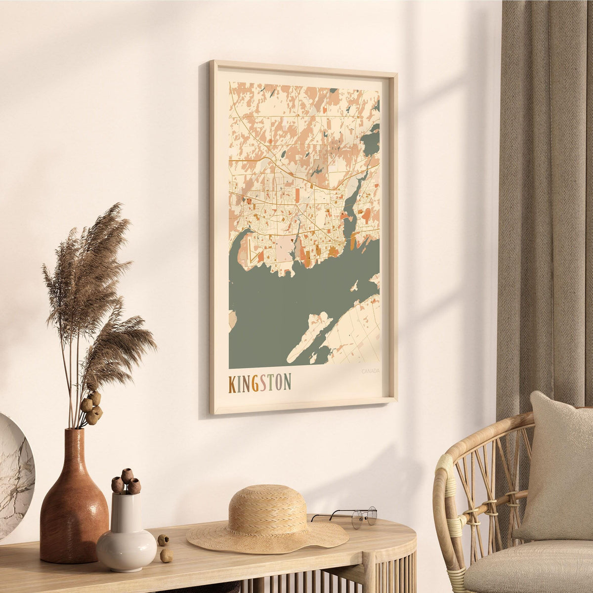 kingston, ontario map poster - image 2