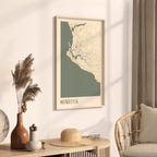 monrovia, liberia map poster - image 2