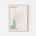 invercargill, new zealand map poster - image 1
