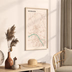 wiesbaden germany map poster - image 2
