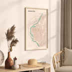 asuncion, paraguay map poster - image 2