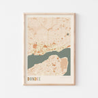 dundee, united kingdom map poster - image 1